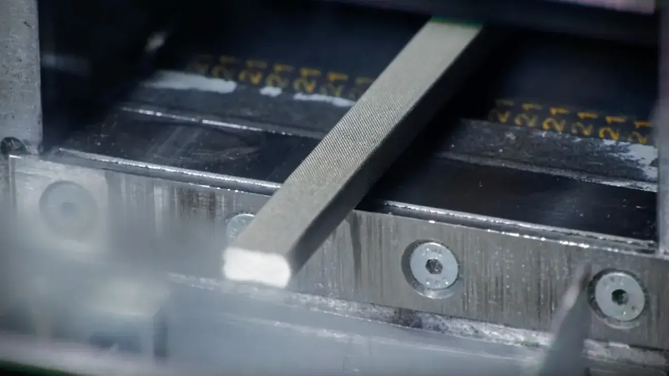 Close-up of a precision cut Fabric-over-Foam EMI gasket showing a clean edge profile.