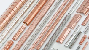Automated SMT spring contacts and board-level shielding cans on a printed circuit board.