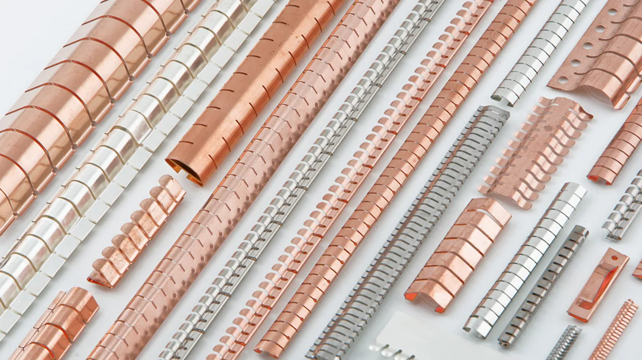 Automated SMT spring contacts and board-level shielding cans on a printed circuit board.