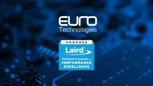 Custom converted Laird EMI shielding materials and thermal interface gaskets by Euro Technologies Europe.